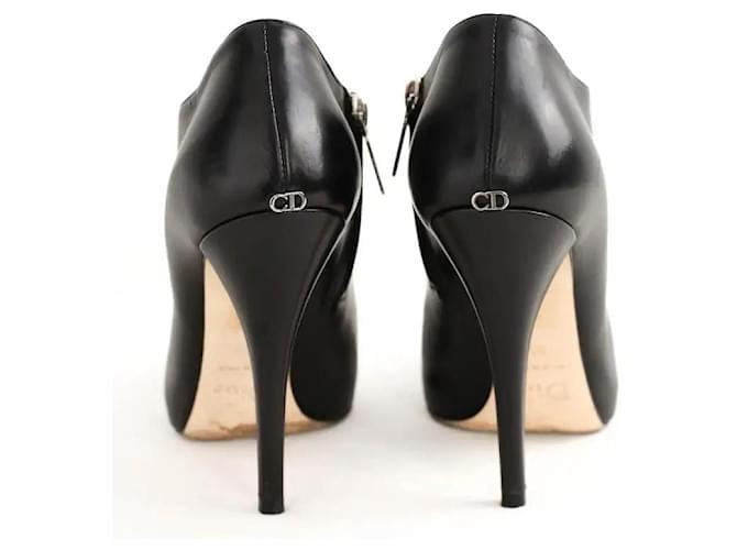 Dior Botas de cuero negro - vista 2