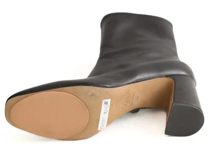 Rouje Botas de cuero negro - vista 5