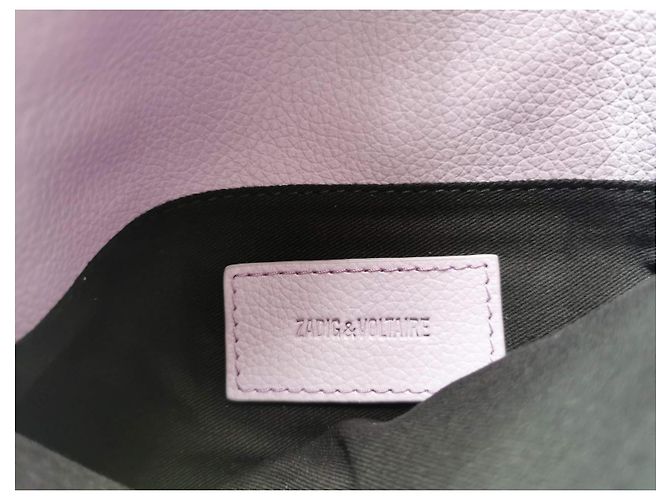 Borsa Rock XL Zadig & Voltaire in pelle viola effetto python Porpora - vista 7