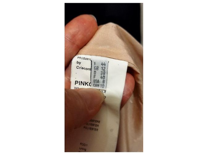 Blazer Pinko de tafetán negro - vista 8