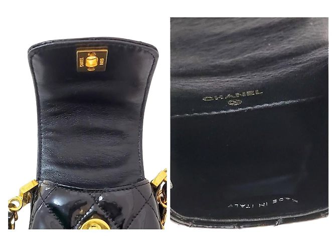 Chanel Borsa a tracolla trapuntata 2.55 con porta telefono Nero - vista 10