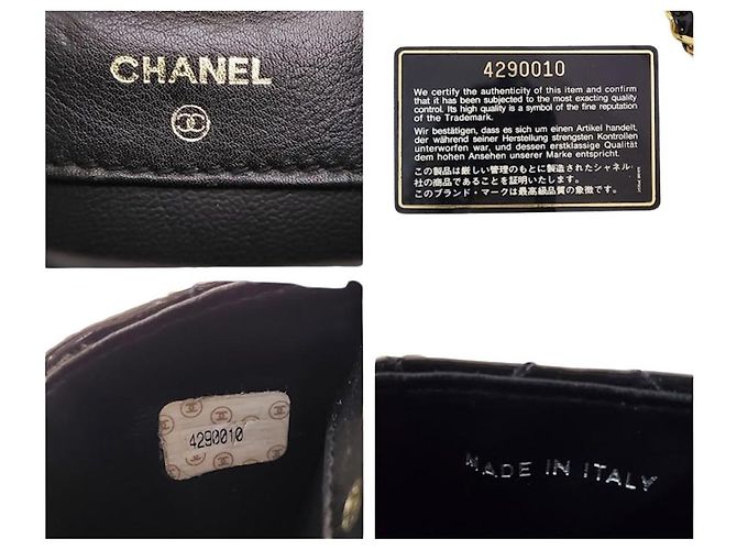 Chanel Borsa a tracolla trapuntata 2.55 con porta telefono Nero - vista 3