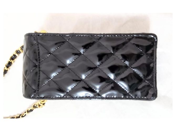 Chanel Borsa a tracolla trapuntata 2.55 con porta telefono Nero - vista 5