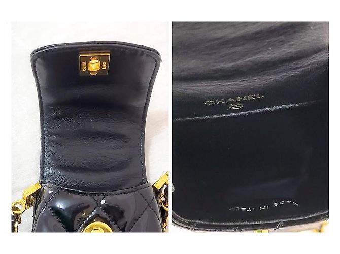 Chanel Borsa a tracolla trapuntata 2.55 con porta telefono Nero - vista 7