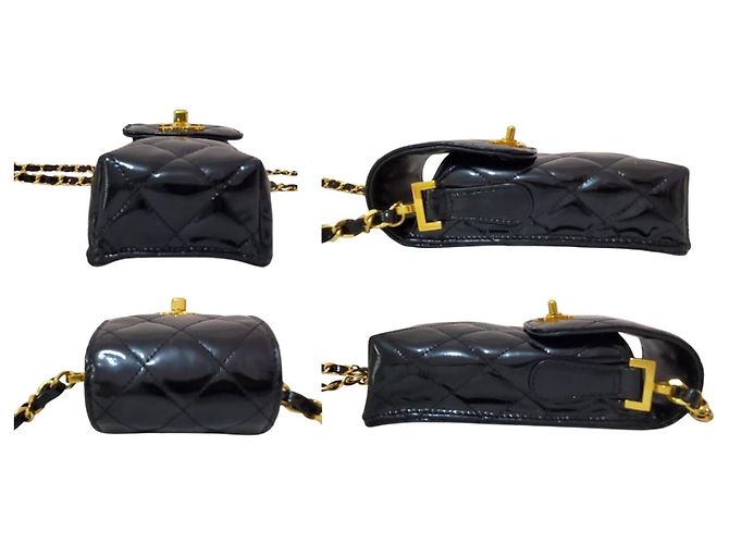Chanel Borsa a tracolla trapuntata 2.55 con porta telefono Nero - vista 8