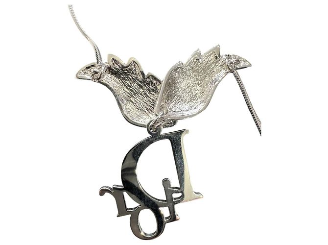 Collana in argento con logo Christian Dior di John Galliano - vista 4