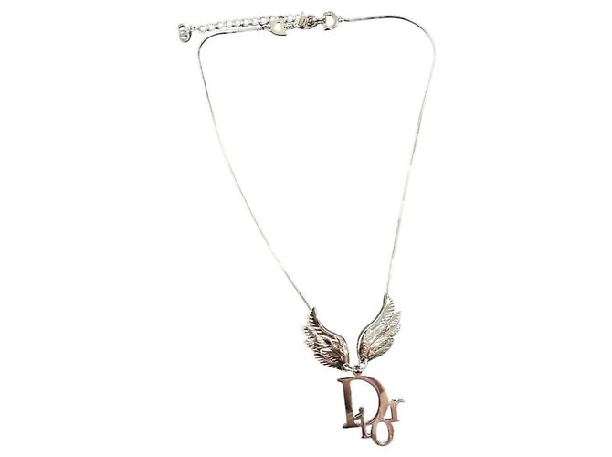 Collana in argento con logo Christian Dior di John Galliano - vista 5