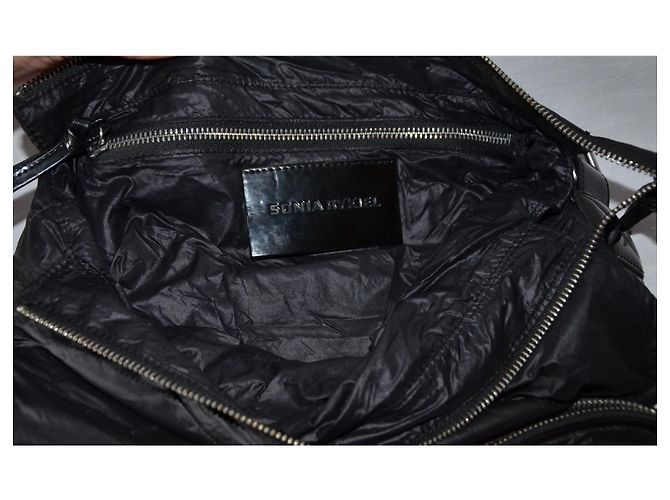 Borsa a Tracolla Sonia Rykiel Nera in Poliestere Nero - vista 4
