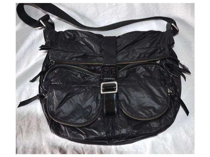 Borsa a Tracolla Sonia Rykiel Nera in Poliestere Nero - vista 6