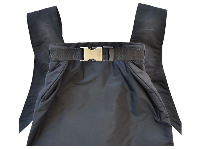 Zaino nero vintage Prada Sport SS 1999 da passerella - vista 3