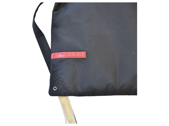Zaino nero vintage Prada Sport SS 1999 da passerella - vista 5