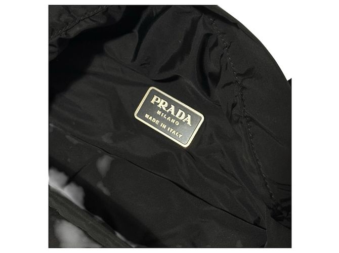 Zaino nero vintage Prada Sport SS 1999 da passerella - vista 7