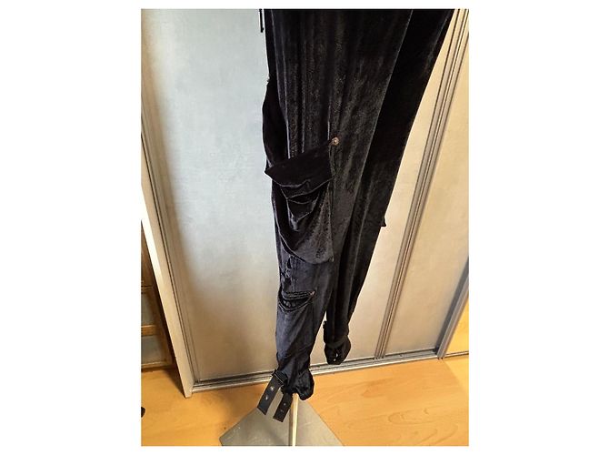 Schwarze Samt-Cargo-Hose Christian Dior - Ansicht 12