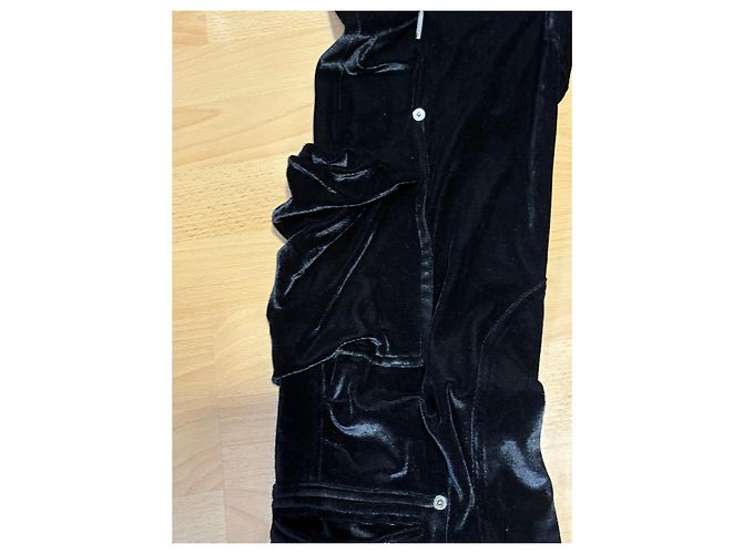 Schwarze Samt-Cargo-Hose Christian Dior - Ansicht 4