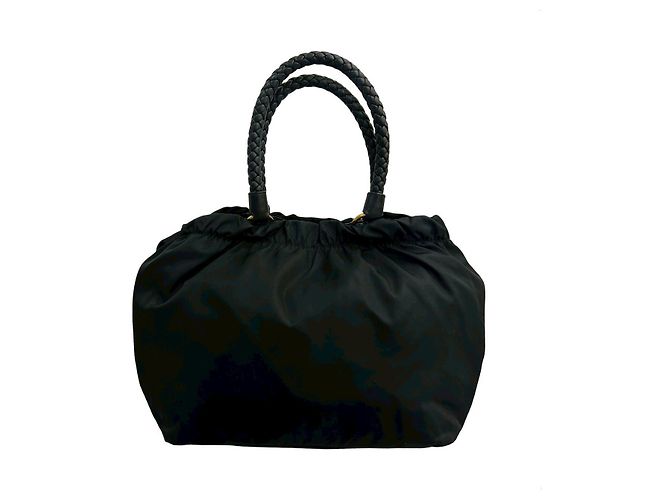 Borsa a tracolla 2way in nylon Tessuto e pelle Prada Nero - vista 5