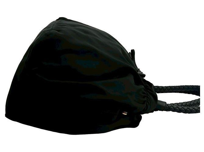 Borsa a tracolla 2way in nylon Tessuto e pelle Prada Nero - vista 6
