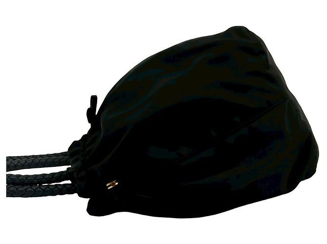 Borsa a tracolla 2way in nylon Tessuto e pelle Prada Nero - vista 7