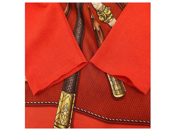 Camisa de Seda Twill Reine Hermès Roja - vista 4
