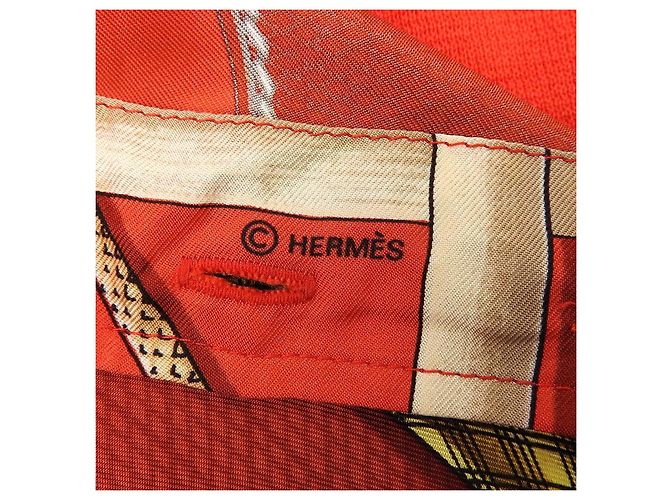 Camisa de Seda Twill Reine Hermès Roja - vista 6