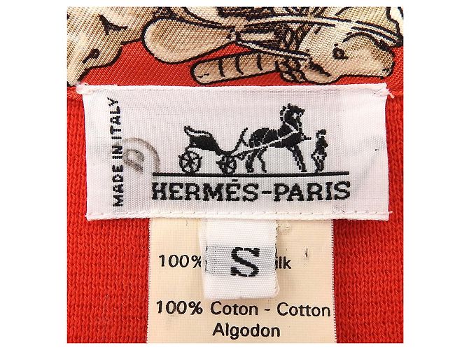 Camisa de Seda Twill Reine Hermès Roja - vista 7
