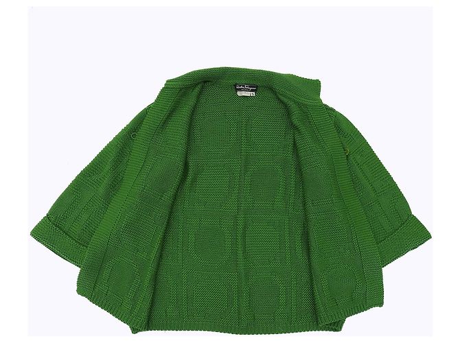 Cárdigan de algodón Gancini Salvatore Ferragamo Verde - vista 4
