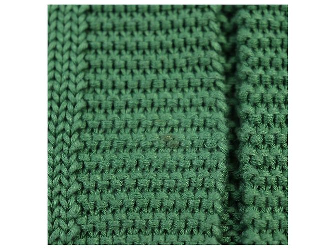 Cárdigan de algodón Gancini Salvatore Ferragamo Verde - vista 9