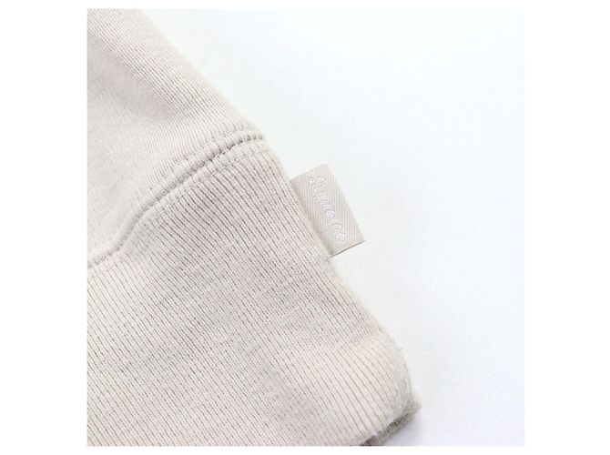 Sudadera con capucha logo Box Supreme Beige Crudo - vista 6