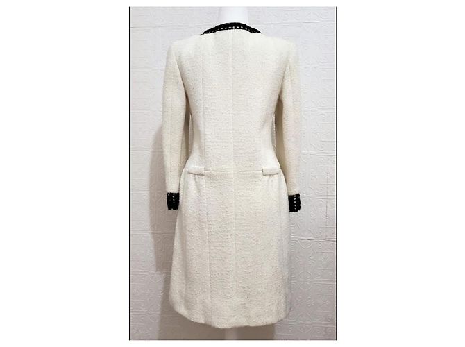 Chanel Abrigo Blanco de Poliamida - vista 5