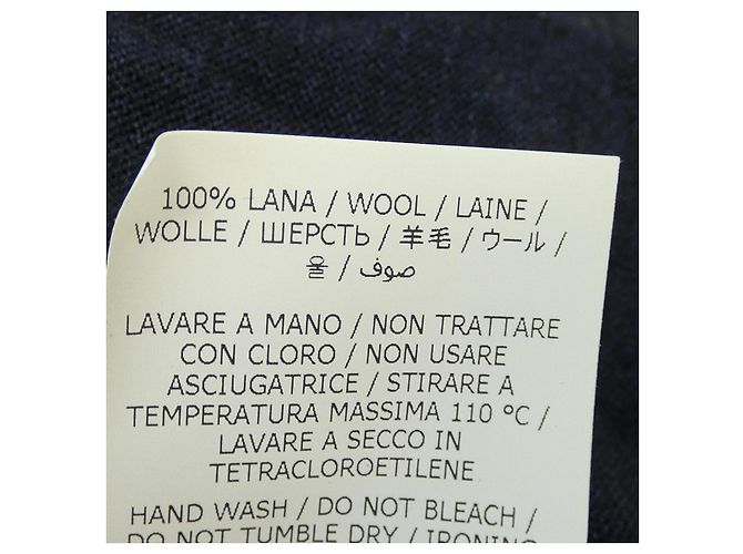 Autre Marque Aspesi Wollstrick Blau Marineblau - Ansicht 3