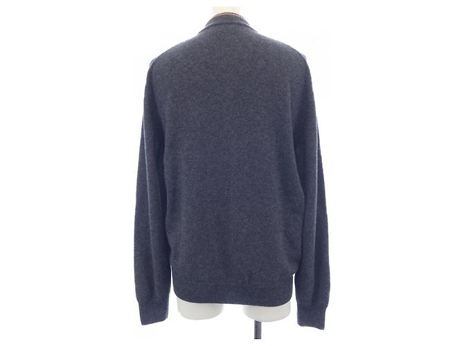 Hermès Cárdigan de cachemira Hermes 467160HA Gris - vista 2