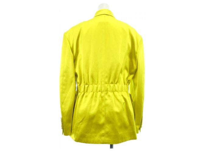 Chaqueta de seda Gucci 706292 ZHS84 Amarillo - vista 2
