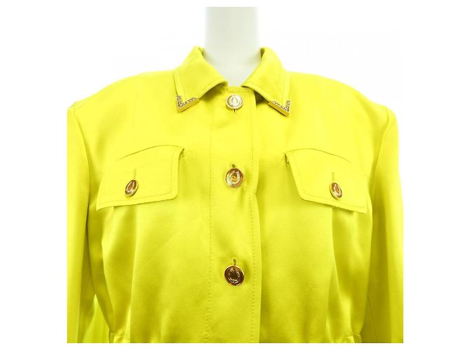Chaqueta de seda Gucci 706292 ZHS84 Amarillo - vista 5