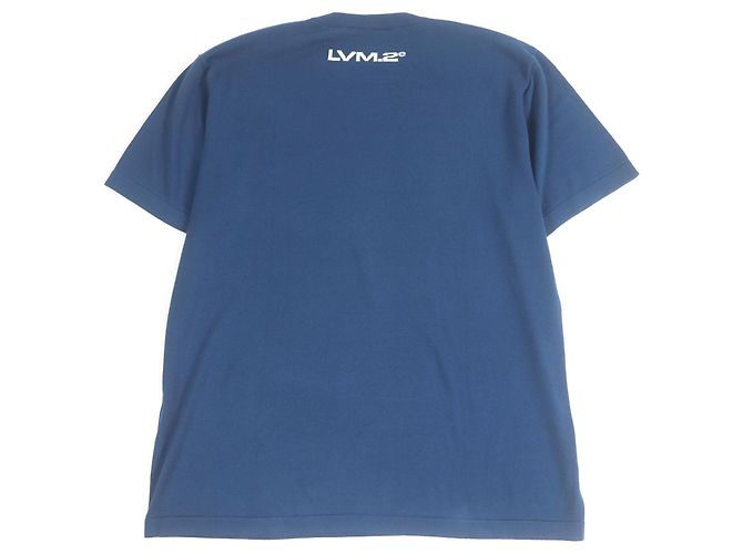 Camiseta de algodón de manga corta de punto Louis Vuitton Azul - vista 3
