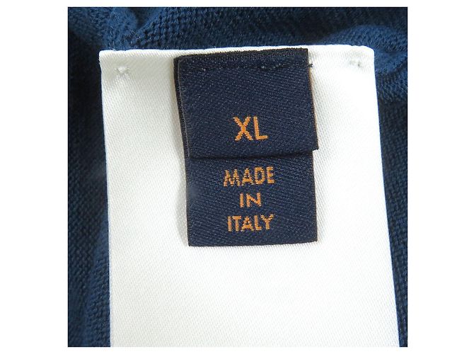 Camiseta de algodón de manga corta de punto Louis Vuitton Azul - vista 6