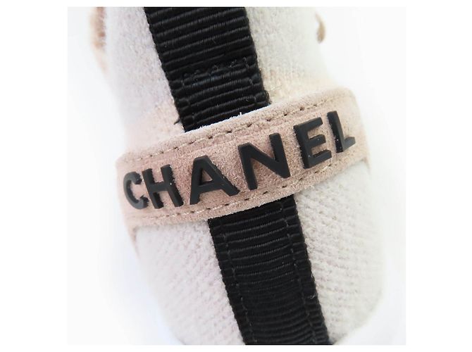 Timeless Zapatillas de punto COCO Mark de Chanel Rosa - vista 10
