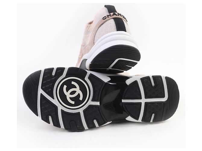 Timeless Zapatillas de punto COCO Mark de Chanel Rosa - vista 7