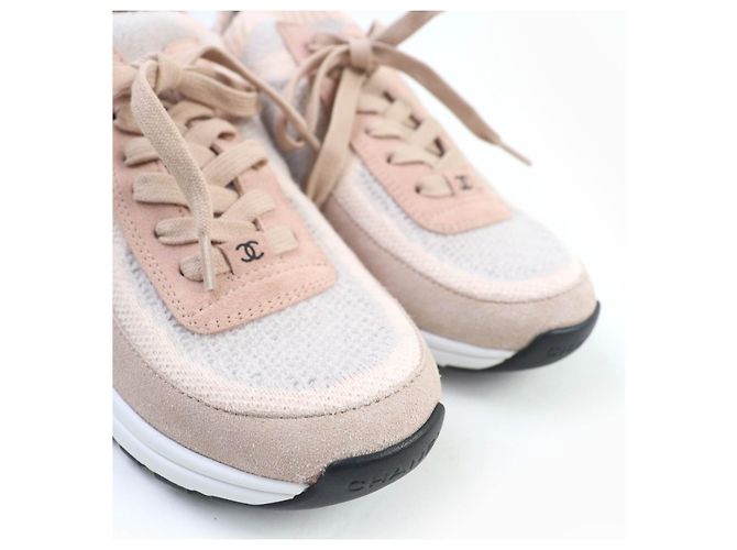 Timeless Zapatillas de punto COCO Mark de Chanel Rosa - vista 8
