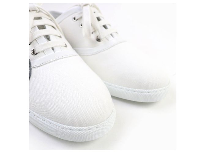 Tênis de lona bordados Innocent da Hermès Branco - vista 8