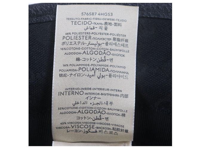 Cappello Gucci in poliestere Nero - vista 11