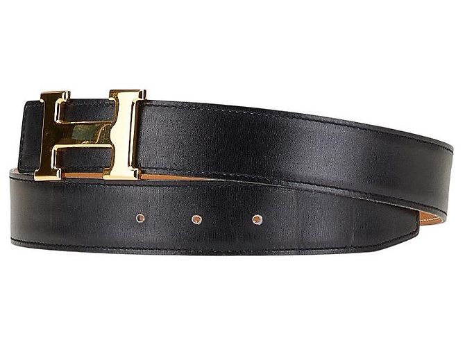 Cinturón Constance de Box Calf de Hermès Negro - vista 2