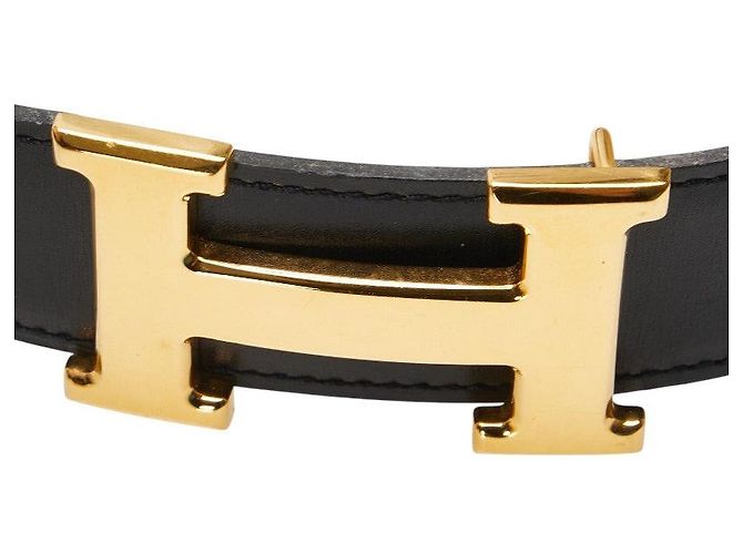Cinturón Constance de Box Calf de Hermès Negro - vista 4