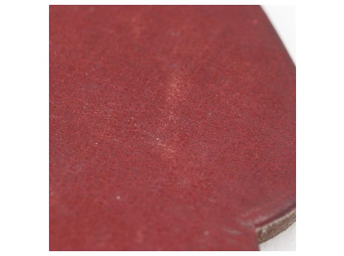 Charm in pelle con motivo Ringo di Hermès Rosso - vista 5