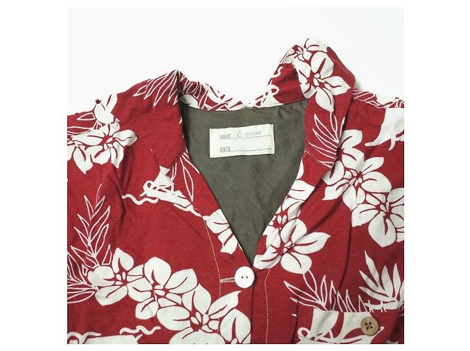 Autre Marque 77circa × Ray BEAMS camicia in tessuto vintage Rosso - vista 4