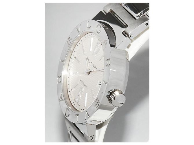Bulgari Relógio automático Bvlgari Bvlgari com mostrador branco BB38SSAUTO - vista 3