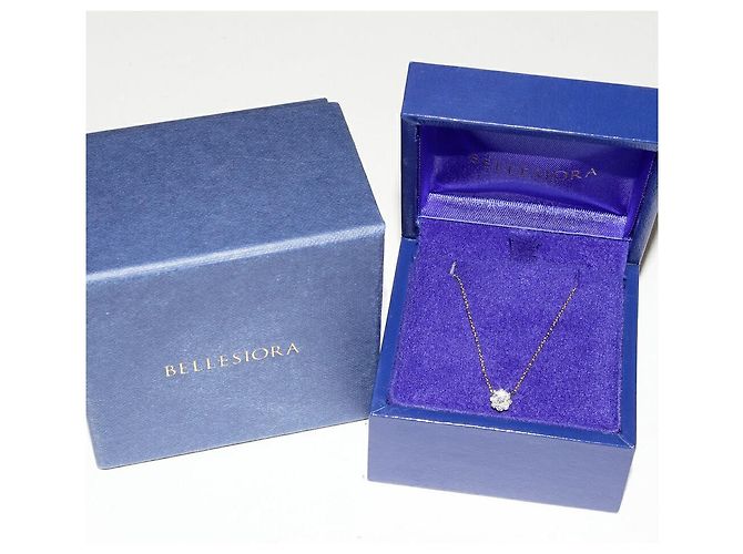 Autre Marque COLLANA PENDENTE BELLESIORA K18YG K18WG 2402553 D'oro - vista 3