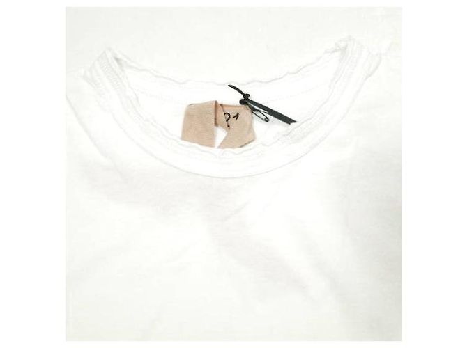 Autre Marque Top sin mangas de algodón N21 Blanco - vista 5