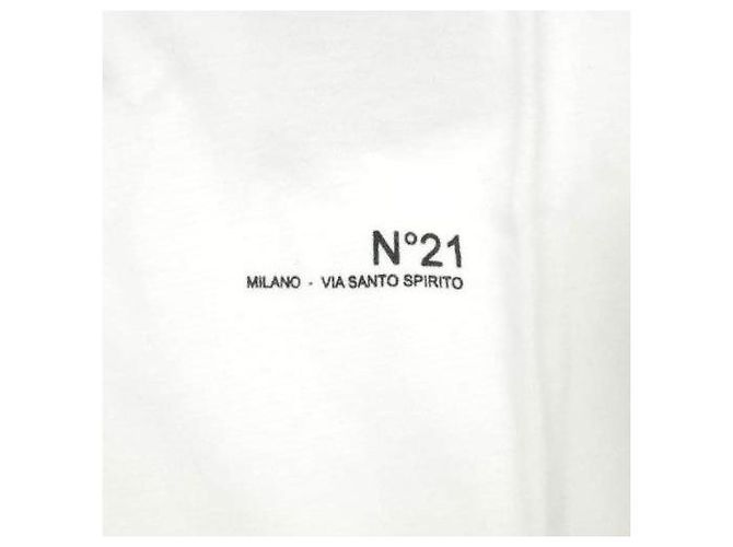 Autre Marque Top sin mangas de algodón N21 Blanco - vista 6