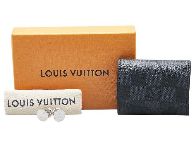 Gemelli Monogram Louis Vuitton Argento - vista 7
