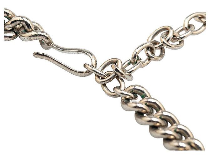 Timeless Collana con etichetta ovale di Chanel Argento - vista 4