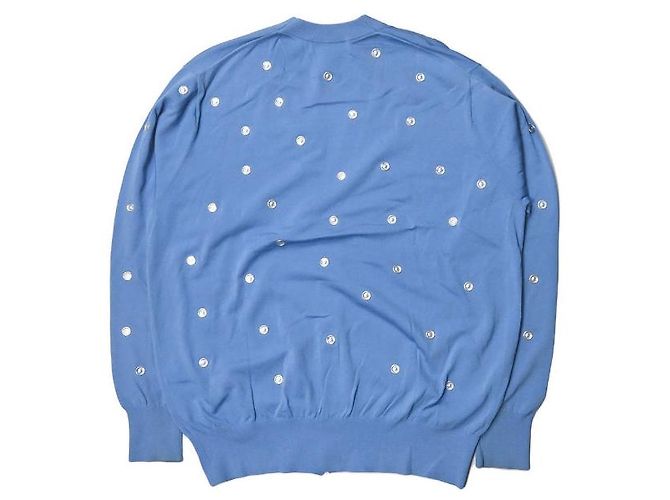Autre Marque TOGA PULLA Punkt Strickjacke Blau - Ansicht 2